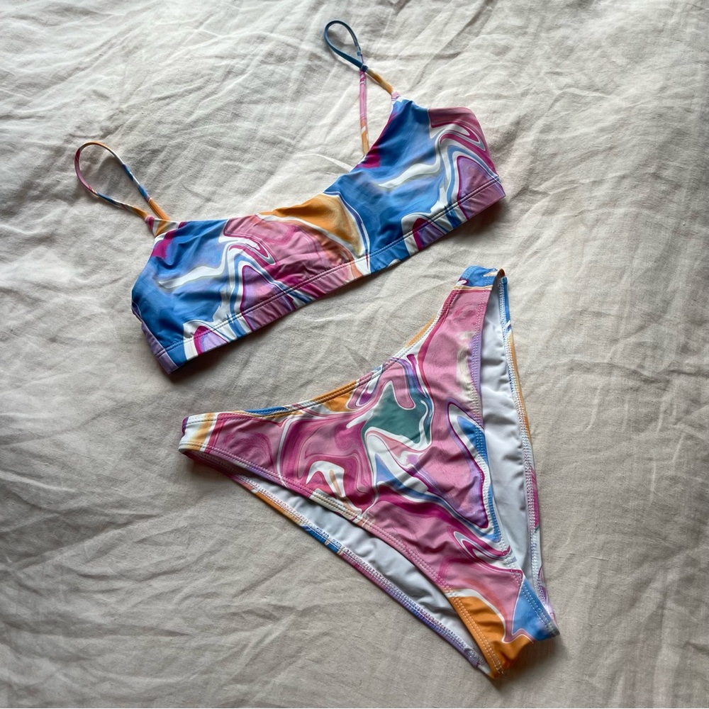 Pacsun Swirl Print Bikini
